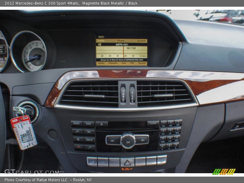 Magnetite Black Metallic / Black 2012 Mercedes-Benz C 300 Sport 4Matic
