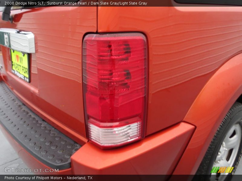 Sunburst Orange Pearl / Dark Slate Gray/Light Slate Gray 2008 Dodge Nitro SLT