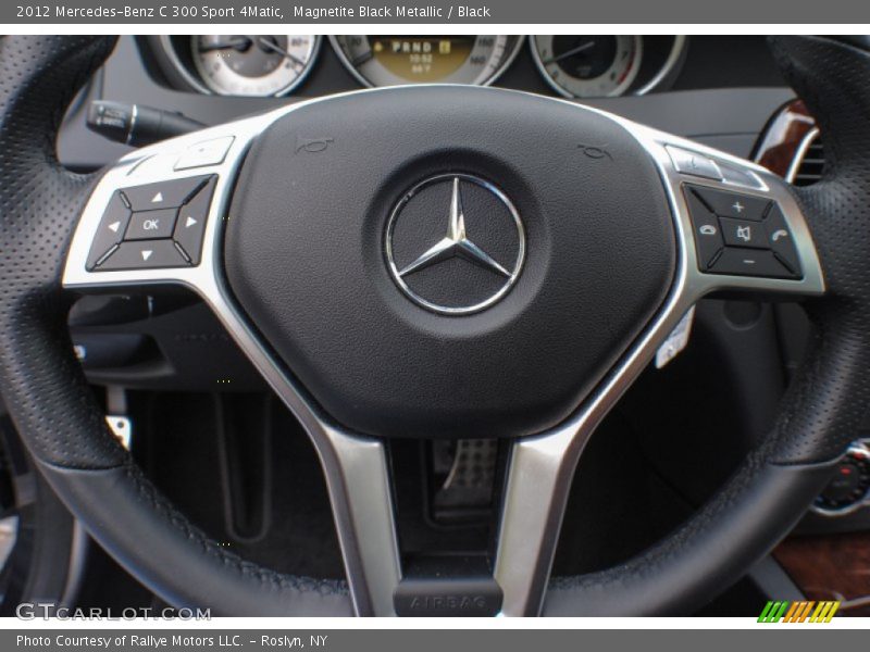 Magnetite Black Metallic / Black 2012 Mercedes-Benz C 300 Sport 4Matic