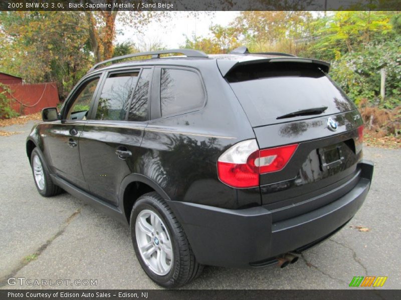  2005 X3 3.0i Black Sapphire Metallic
