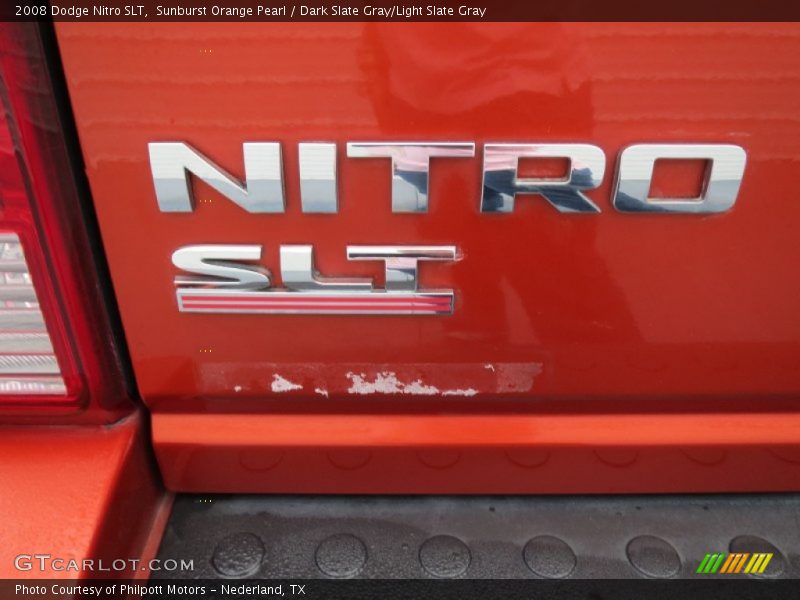 Sunburst Orange Pearl / Dark Slate Gray/Light Slate Gray 2008 Dodge Nitro SLT