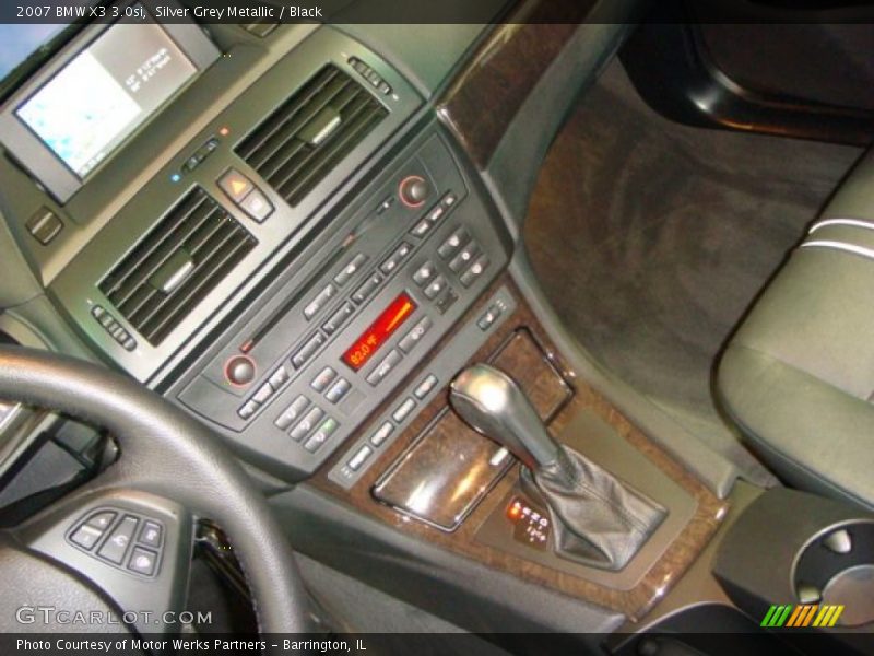 Silver Grey Metallic / Black 2007 BMW X3 3.0si