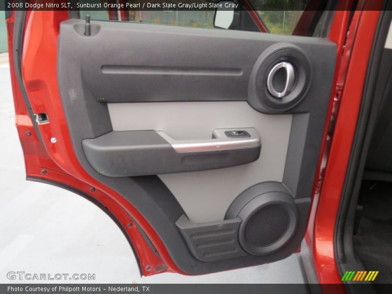 Sunburst Orange Pearl / Dark Slate Gray/Light Slate Gray 2008 Dodge Nitro SLT