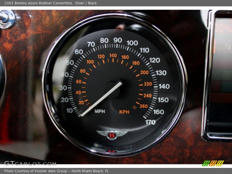  2003 Azure Mulliner Convertible Mulliner Convertible Gauges