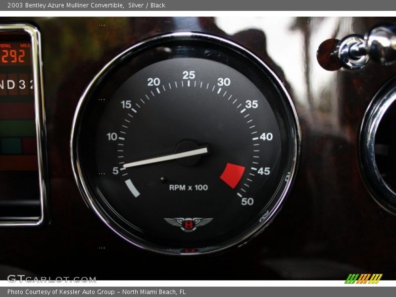  2003 Azure Mulliner Convertible Mulliner Convertible Gauges