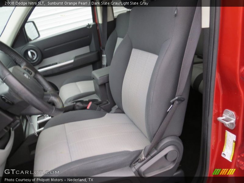 Sunburst Orange Pearl / Dark Slate Gray/Light Slate Gray 2008 Dodge Nitro SLT