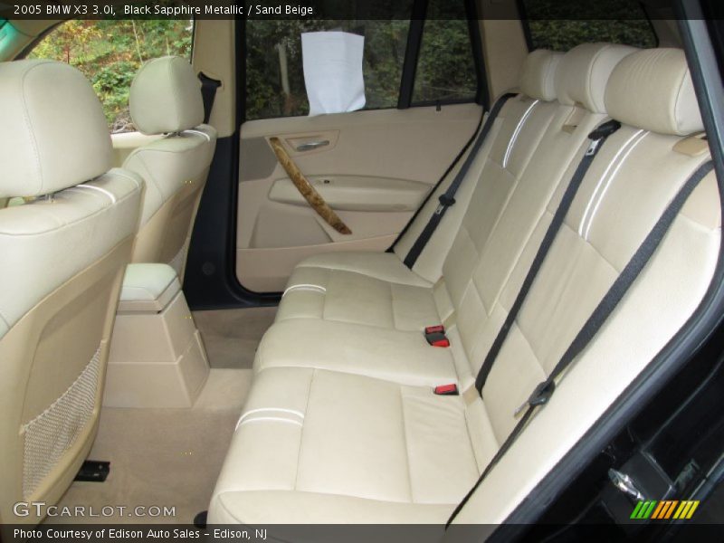 Rear Seat of 2005 X3 3.0i