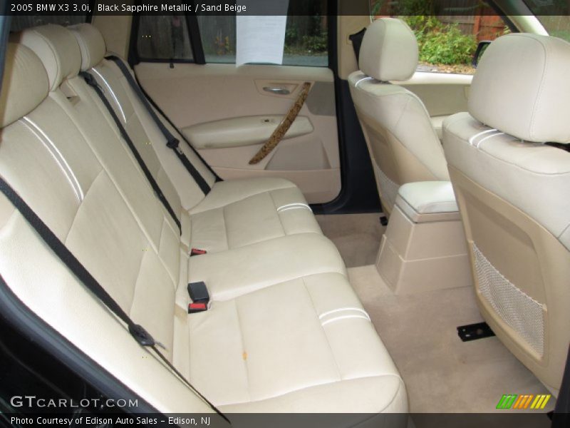 Black Sapphire Metallic / Sand Beige 2005 BMW X3 3.0i