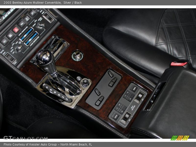 Controls of 2003 Azure Mulliner Convertible