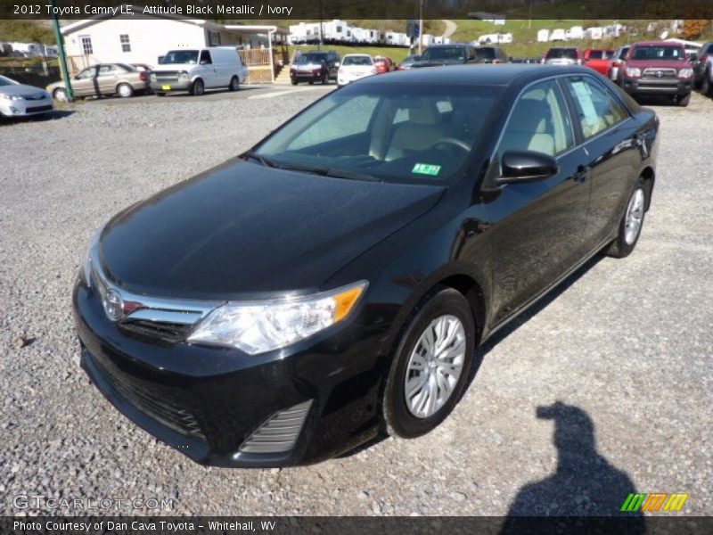Attitude Black Metallic / Ivory 2012 Toyota Camry LE