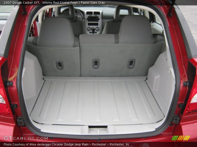 Inferno Red Crystal Pearl / Pastel Slate Gray 2007 Dodge Caliber SXT