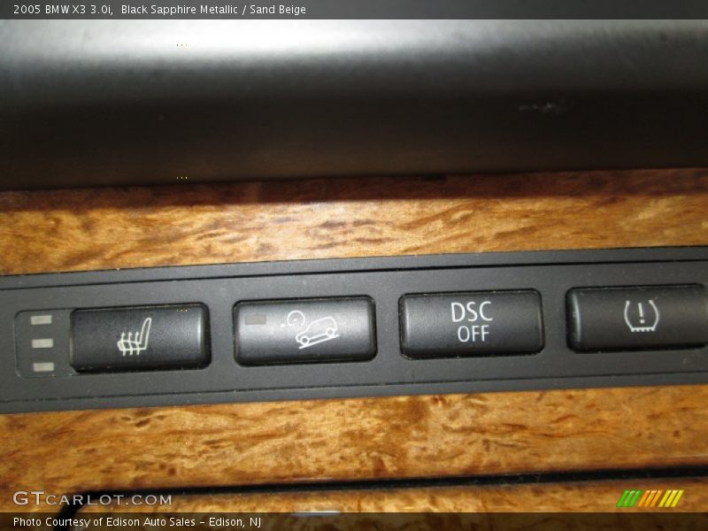 Black Sapphire Metallic / Sand Beige 2005 BMW X3 3.0i
