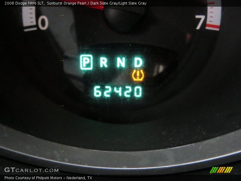 Sunburst Orange Pearl / Dark Slate Gray/Light Slate Gray 2008 Dodge Nitro SLT