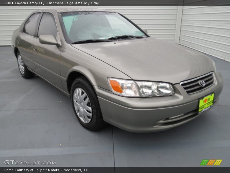 Cashmere Beige Metallic / Gray 2001 Toyota Camry CE