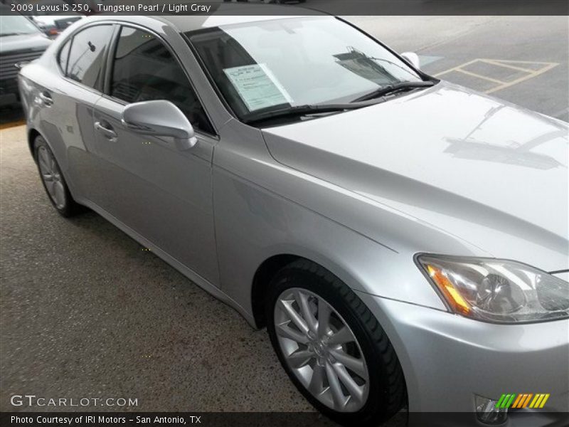 Tungsten Pearl / Light Gray 2009 Lexus IS 250