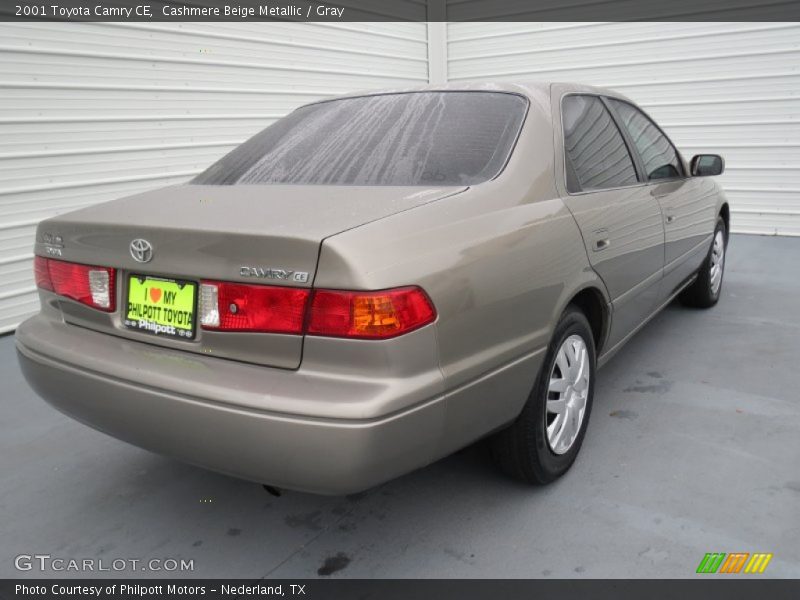 Cashmere Beige Metallic / Gray 2001 Toyota Camry CE