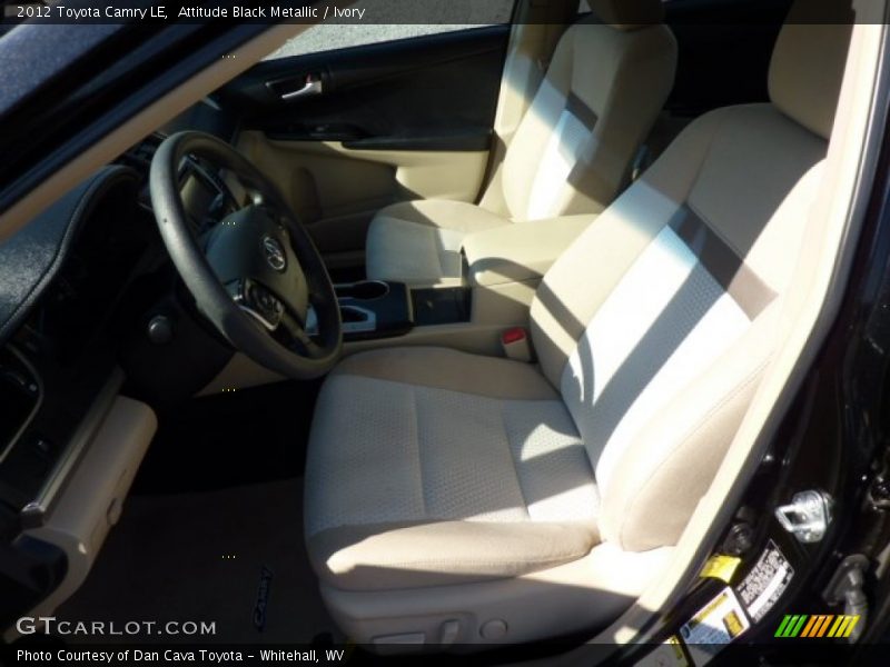 Attitude Black Metallic / Ivory 2012 Toyota Camry LE