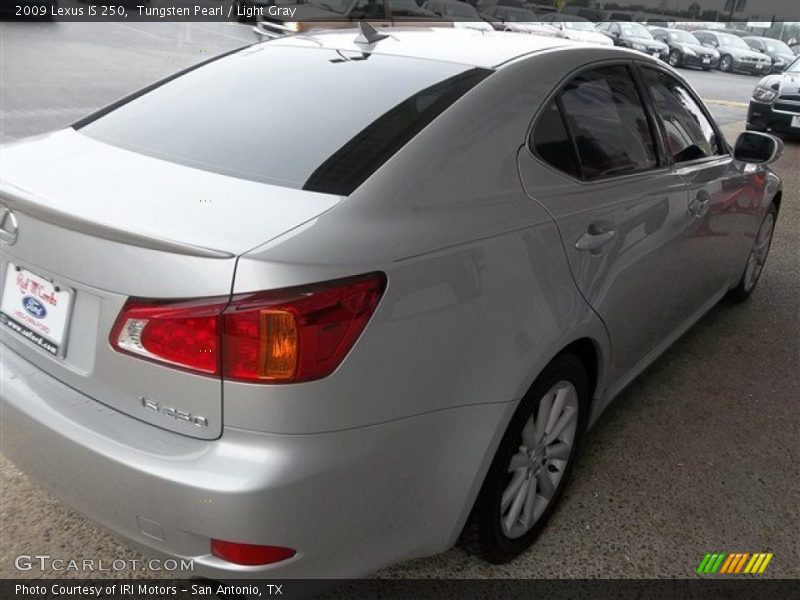Tungsten Pearl / Light Gray 2009 Lexus IS 250