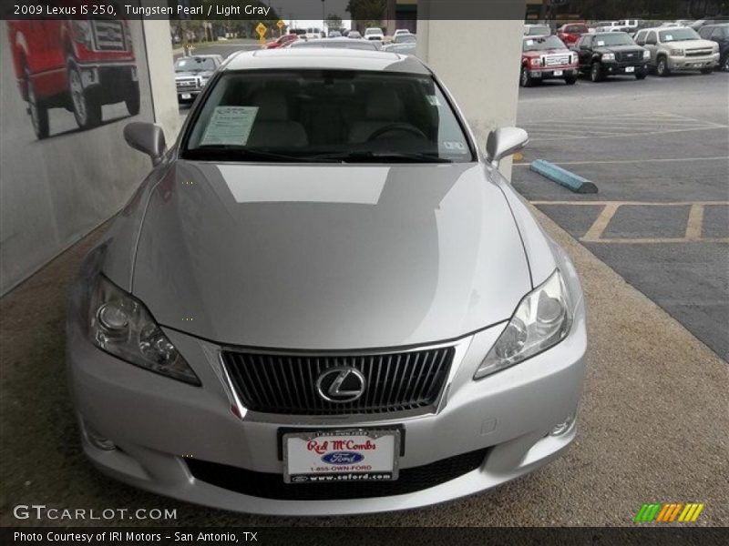 Tungsten Pearl / Light Gray 2009 Lexus IS 250