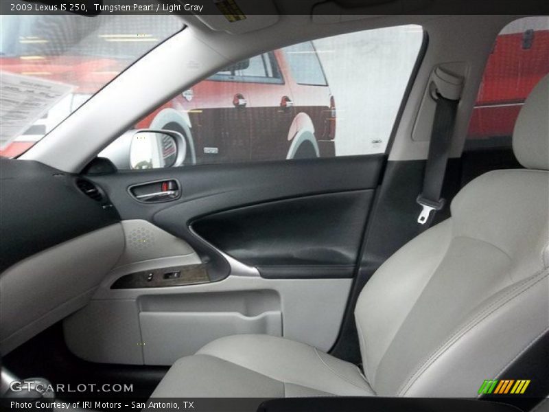 Tungsten Pearl / Light Gray 2009 Lexus IS 250