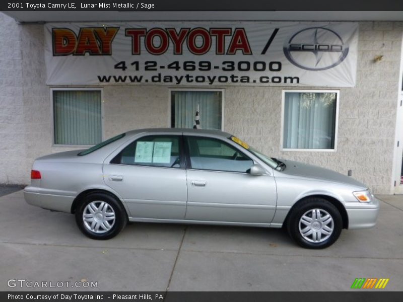 Lunar Mist Metallic / Sage 2001 Toyota Camry LE