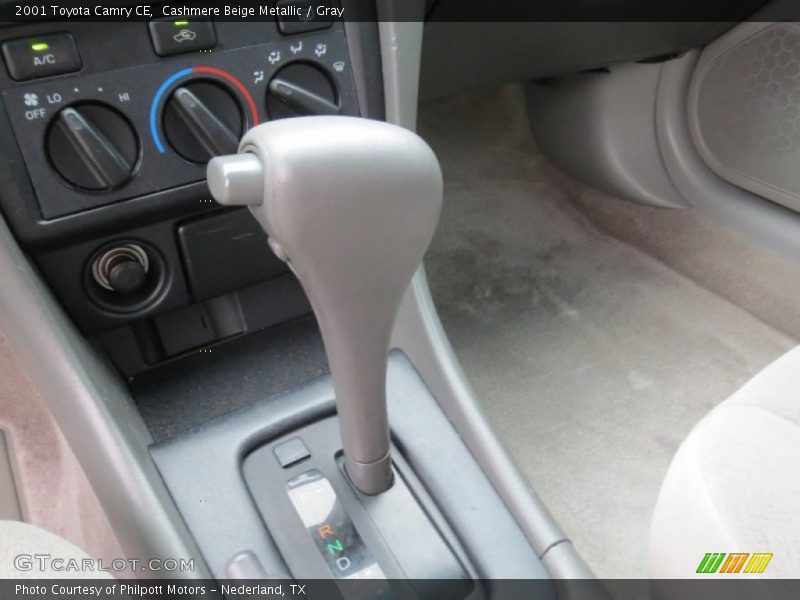Cashmere Beige Metallic / Gray 2001 Toyota Camry CE