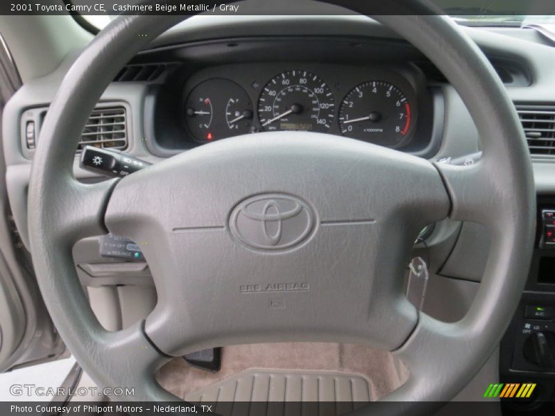 Cashmere Beige Metallic / Gray 2001 Toyota Camry CE