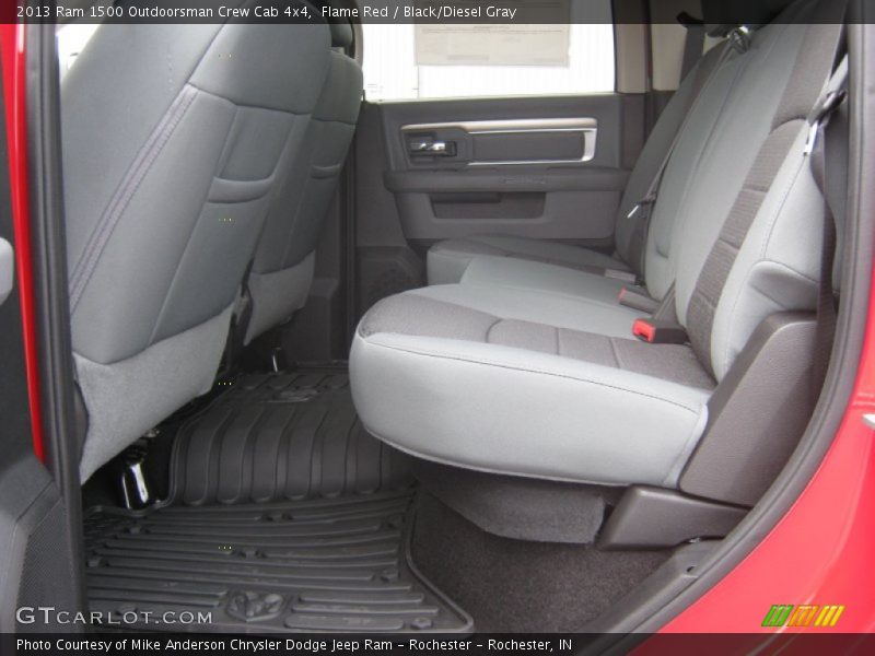 Flame Red / Black/Diesel Gray 2013 Ram 1500 Outdoorsman Crew Cab 4x4