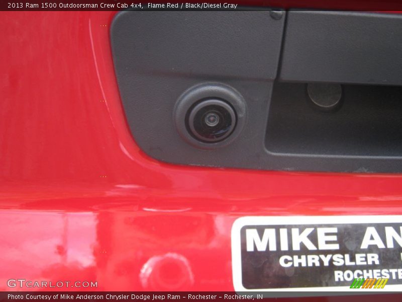 Flame Red / Black/Diesel Gray 2013 Ram 1500 Outdoorsman Crew Cab 4x4