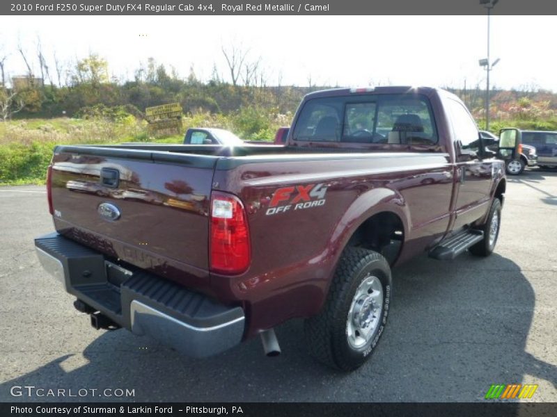 Royal Red Metallic / Camel 2010 Ford F250 Super Duty FX4 Regular Cab 4x4