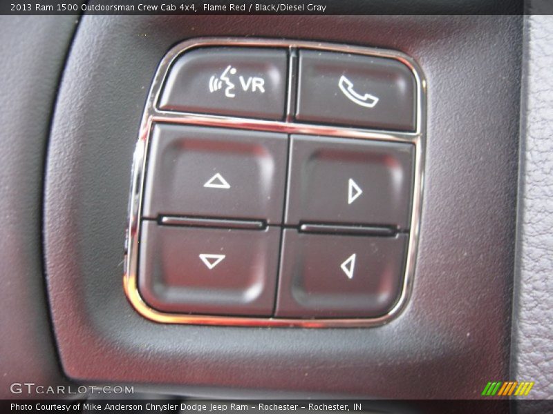 Flame Red / Black/Diesel Gray 2013 Ram 1500 Outdoorsman Crew Cab 4x4