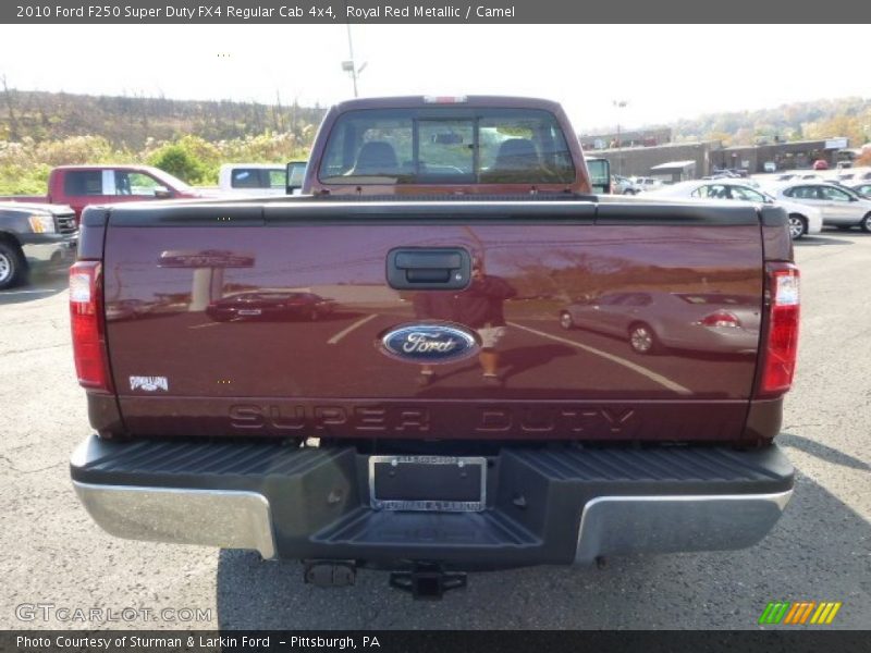 Royal Red Metallic / Camel 2010 Ford F250 Super Duty FX4 Regular Cab 4x4