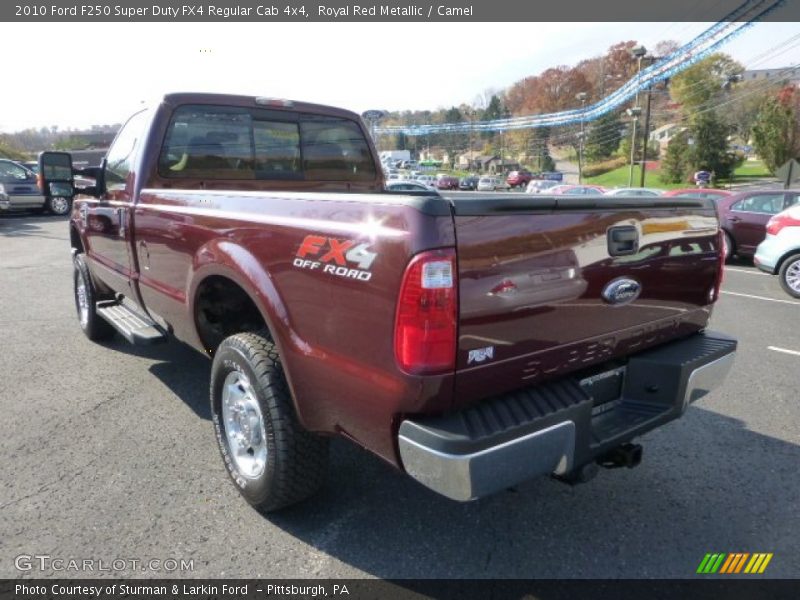 Royal Red Metallic / Camel 2010 Ford F250 Super Duty FX4 Regular Cab 4x4