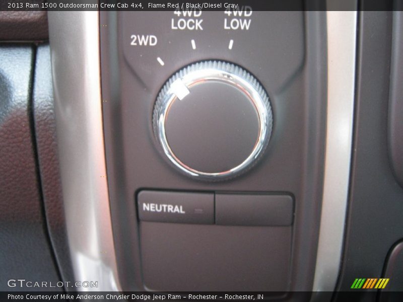 Flame Red / Black/Diesel Gray 2013 Ram 1500 Outdoorsman Crew Cab 4x4