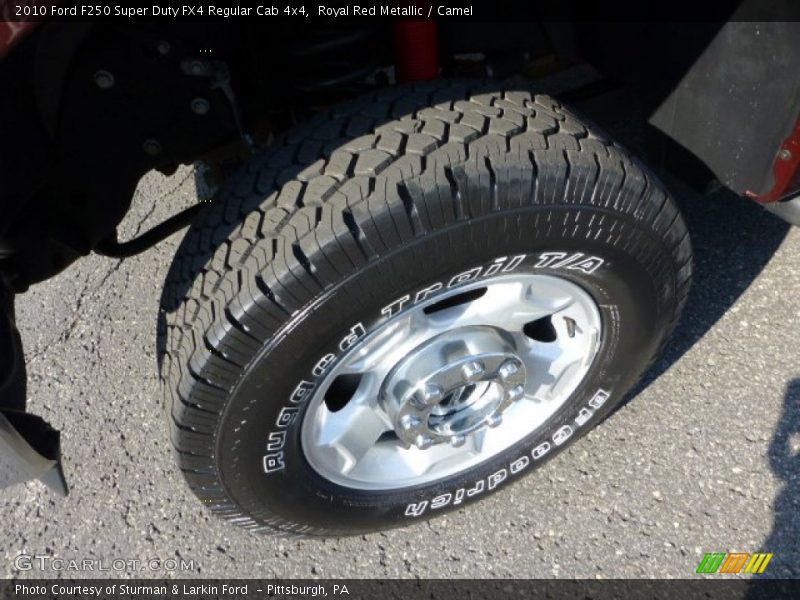 Royal Red Metallic / Camel 2010 Ford F250 Super Duty FX4 Regular Cab 4x4