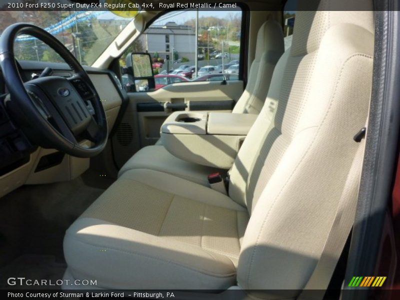Royal Red Metallic / Camel 2010 Ford F250 Super Duty FX4 Regular Cab 4x4