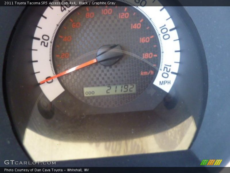 Black / Graphite Gray 2011 Toyota Tacoma SR5 Access Cab 4x4