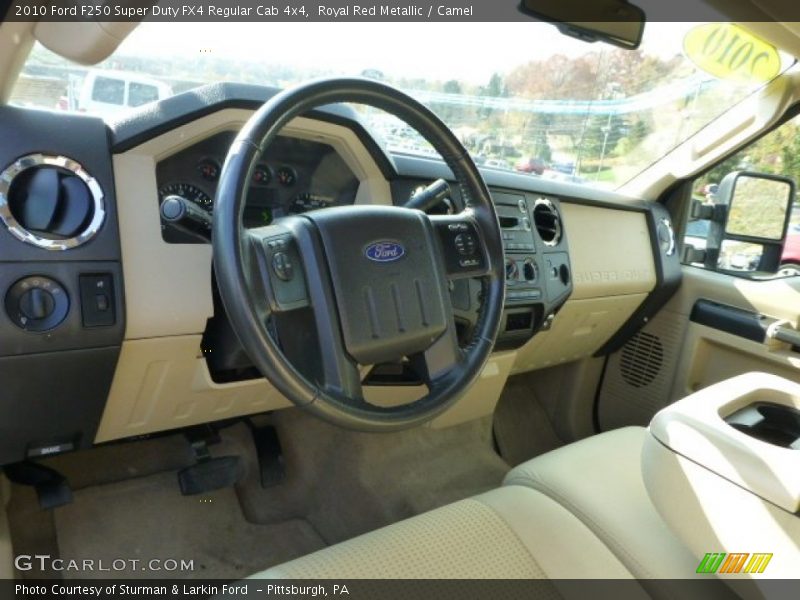 Royal Red Metallic / Camel 2010 Ford F250 Super Duty FX4 Regular Cab 4x4