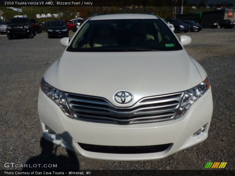 Blizzard Pearl / Ivory 2009 Toyota Venza V6 AWD