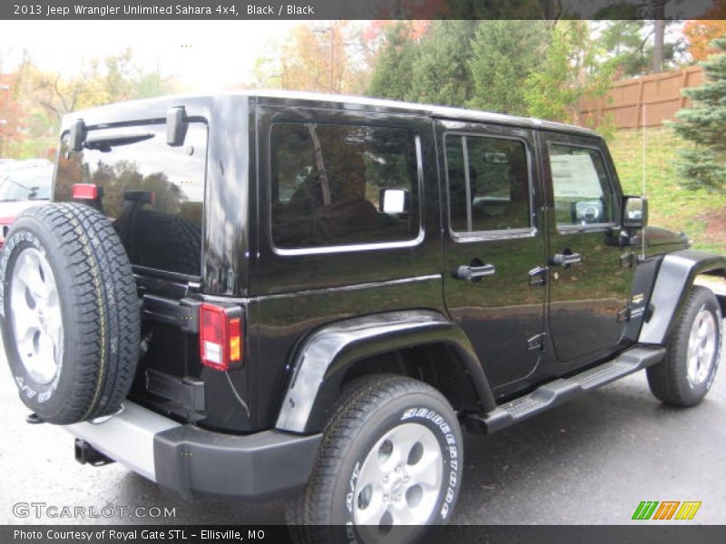 Black / Black 2013 Jeep Wrangler Unlimited Sahara 4x4