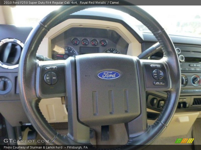 Royal Red Metallic / Camel 2010 Ford F250 Super Duty FX4 Regular Cab 4x4