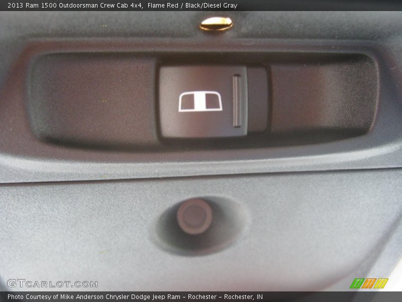 Flame Red / Black/Diesel Gray 2013 Ram 1500 Outdoorsman Crew Cab 4x4