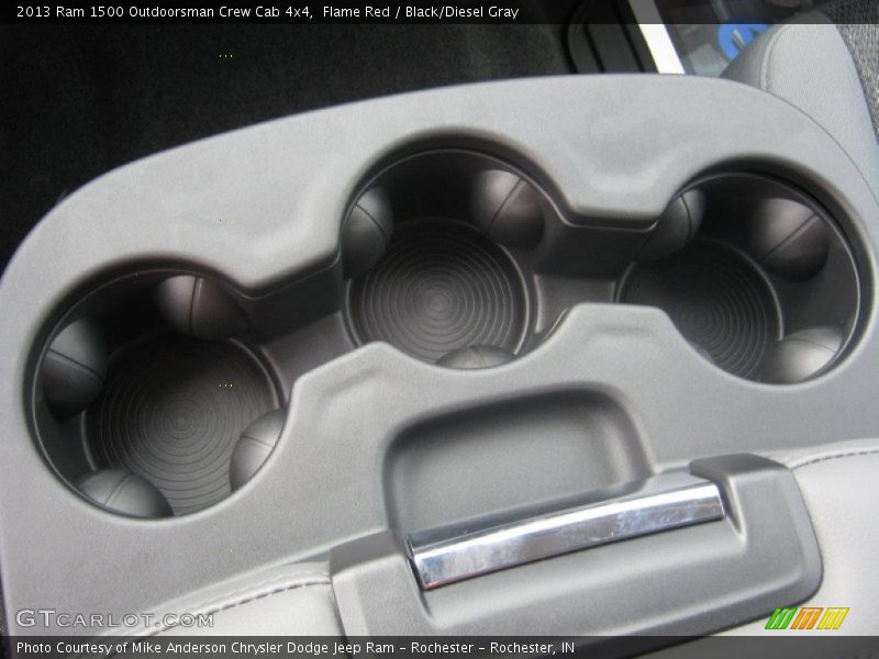 Flame Red / Black/Diesel Gray 2013 Ram 1500 Outdoorsman Crew Cab 4x4