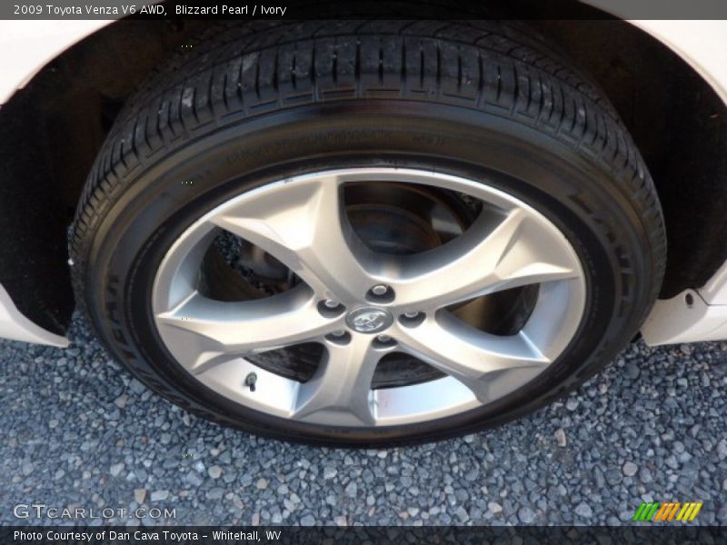 Blizzard Pearl / Ivory 2009 Toyota Venza V6 AWD