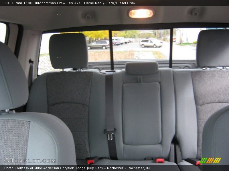 Flame Red / Black/Diesel Gray 2013 Ram 1500 Outdoorsman Crew Cab 4x4