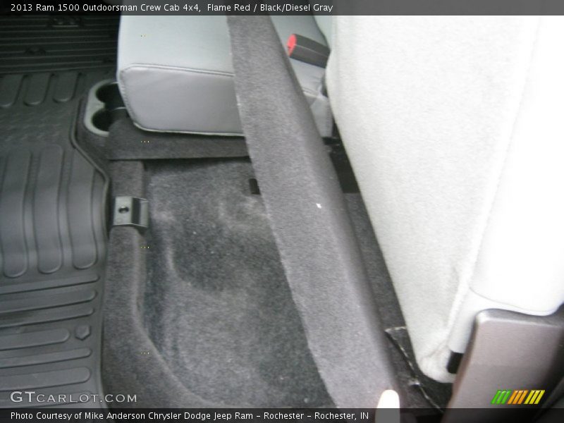 Flame Red / Black/Diesel Gray 2013 Ram 1500 Outdoorsman Crew Cab 4x4