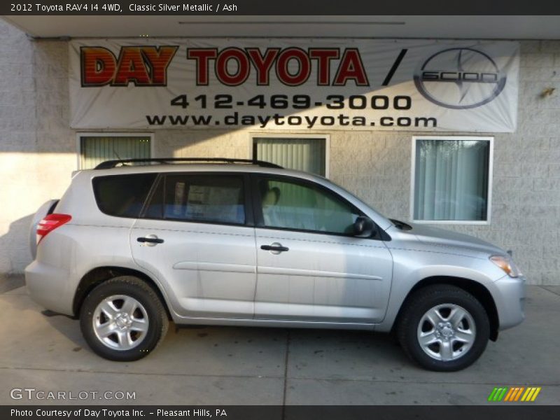 Classic Silver Metallic / Ash 2012 Toyota RAV4 I4 4WD