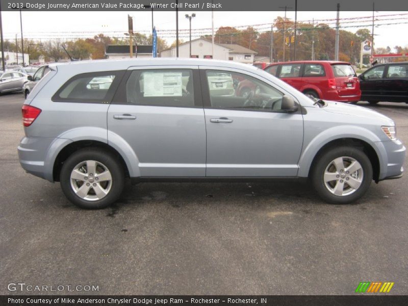 Winter Chill Pearl / Black 2013 Dodge Journey American Value Package