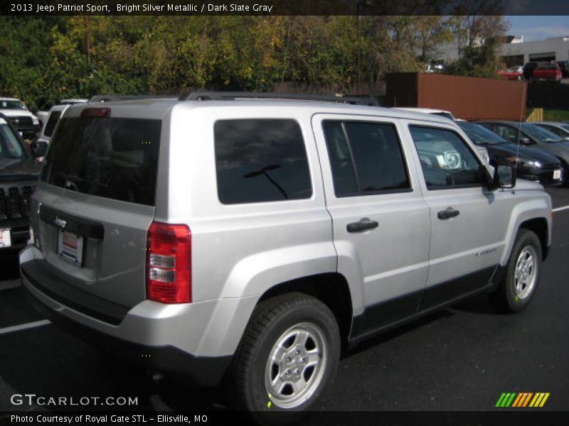 Bright Silver Metallic / Dark Slate Gray 2013 Jeep Patriot Sport
