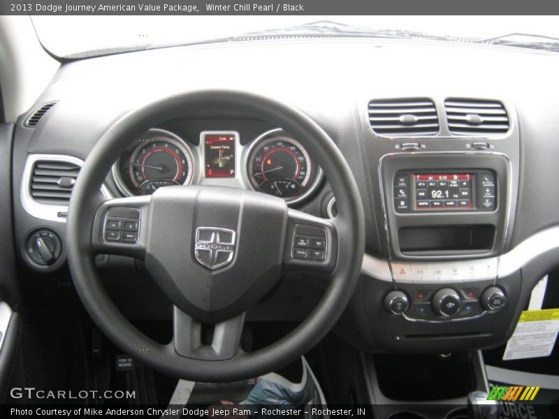 Winter Chill Pearl / Black 2013 Dodge Journey American Value Package